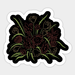 Flower IV Sticker